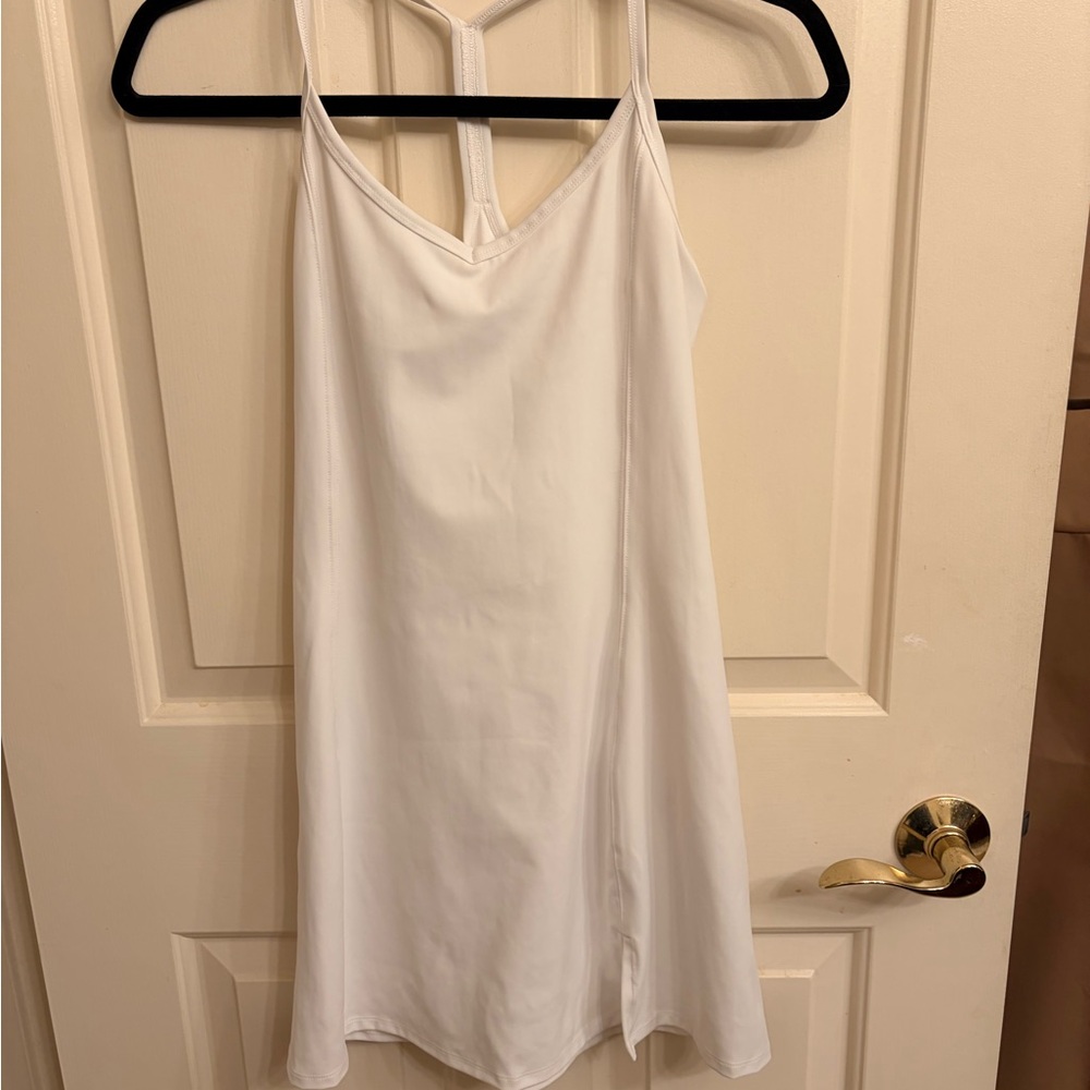 Aritzia TNAction White Active Tennis Tank Dress